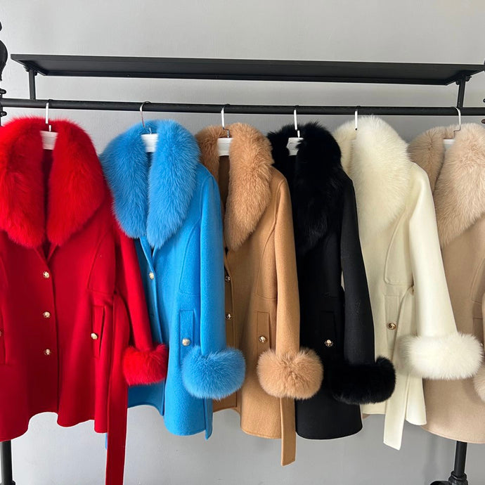 CUSTOM COLOUR VIVIENNE CASHMERE COAT