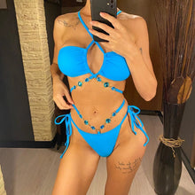 Load image into Gallery viewer, BLUE CANDY BIKINI
