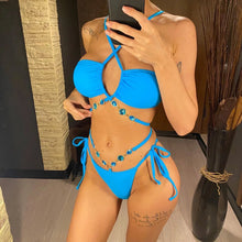 Load image into Gallery viewer, BLUE CANDY BIKINI
