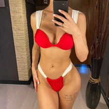 Load image into Gallery viewer, RED KEZIAH BIKINI
