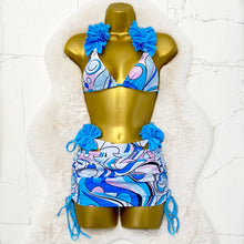 Load image into Gallery viewer, BLUE CALISTA 3 PIECE BIKINI
