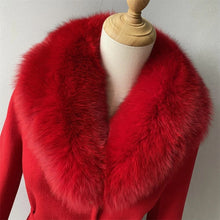 Load image into Gallery viewer, RED VIVIENNE CASHMERE COAT
