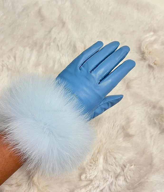 FOX FUR GLOVES